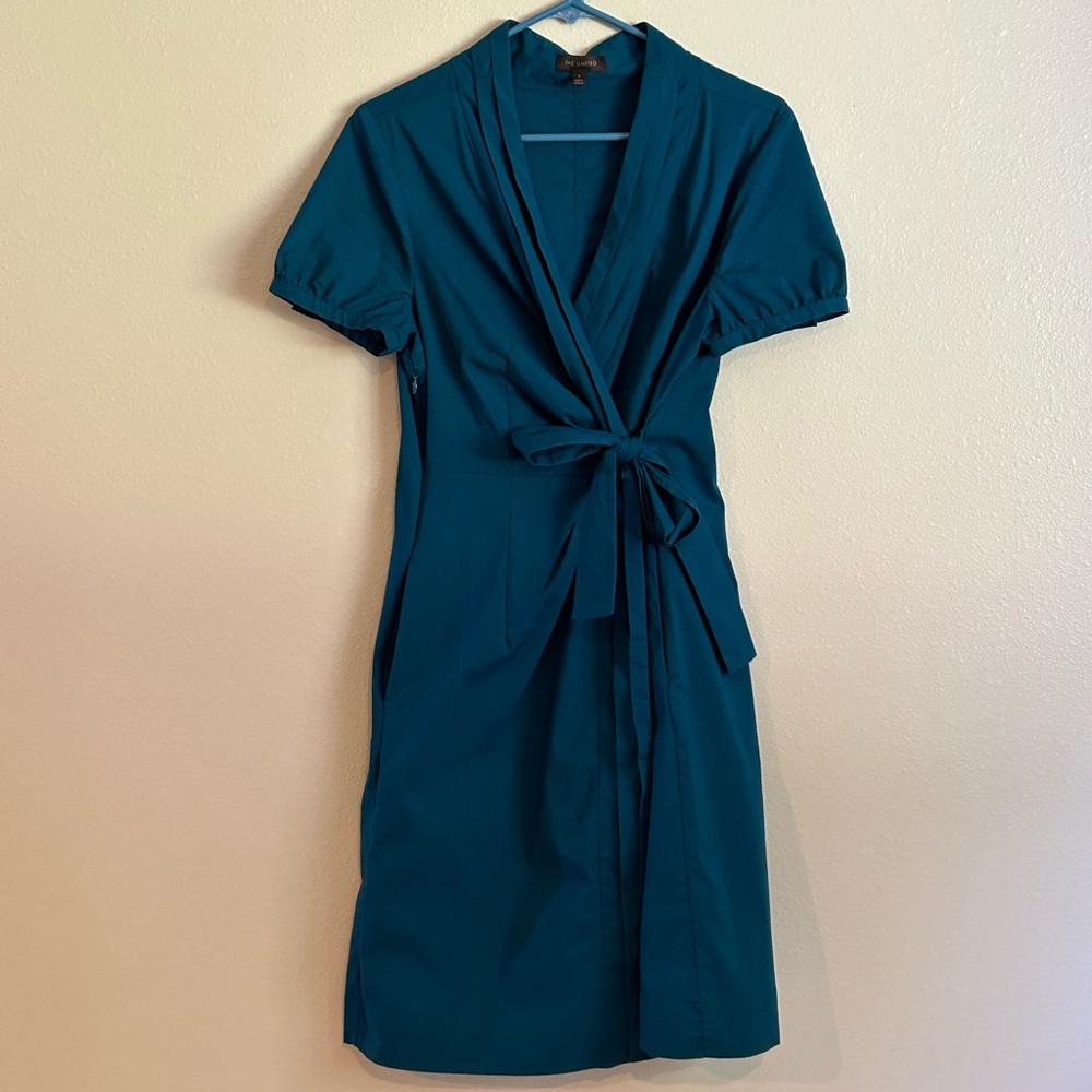 Limited Wrap Dress - peacock teal